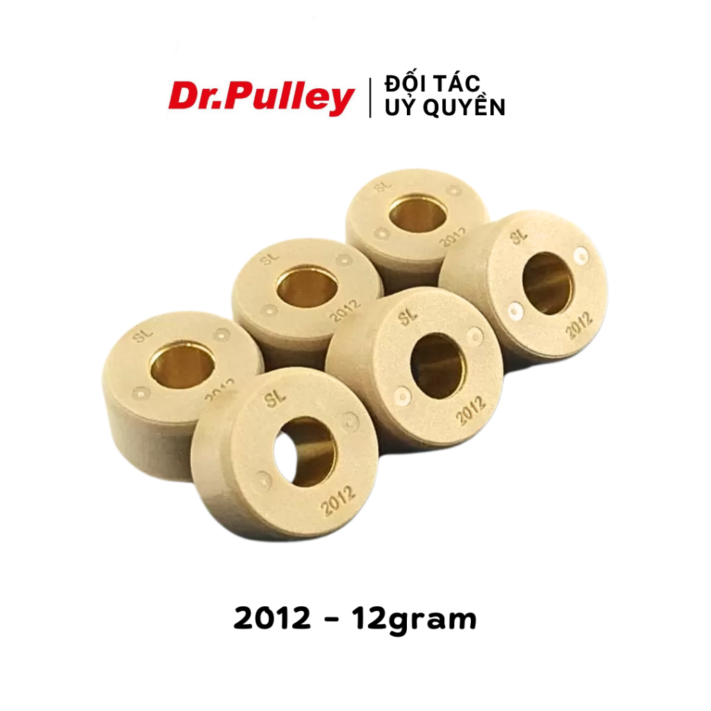 Bi côn hay bi nồi tròn Dr.Pulley mã 2012-12g cho xe Yamaha NVX 155, Nouvo 135, Mio 125