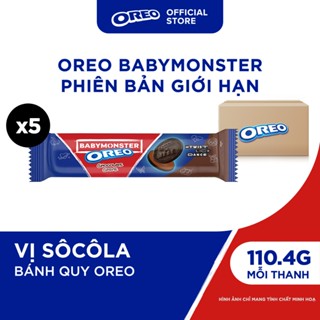 OREO BABYMONSTER Bánh Quy Kem Vị Sôcôla 110.4g (Combo 5)