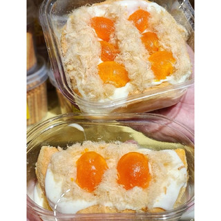 Bông lan cheese trứng muối - Bông lan viên cheese dẻo