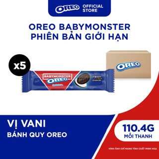 OREO BABYMONSTER Bánh Quy Sôcôla Kem Vị Vani 110.4g (Combo 5)