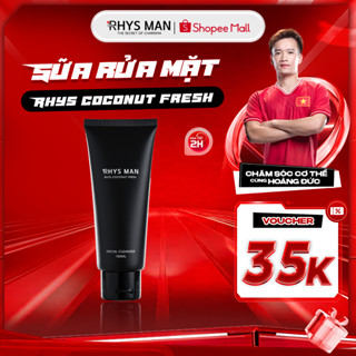Sữa rửa mặt nam RHYS MAN Rhys Coconut Fresh hương dừa thơm mát 100ml