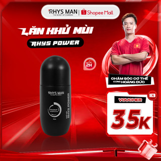 Lăn khử mùi RHYS MAN khử mùi kiểm soát mồ hôi Rhys Power 50ml