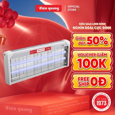Đèn Bắt Muỗi Điện Quang Bắt muỗi Thông Minh Tự Động An Toàn Hiệu Quả Không Hóa Chất Phạm Vi Từ 15-50m2 Bảo Hành 12 Thang