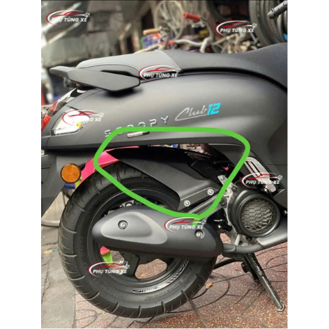 [Flash Sale] Dè Con Chắn Bùn Gắn Xe Scoopy 110 (2016 - 2025) Kèm Pát Sắt Ốc Lông Đền Phụ Kiện Xe Máy