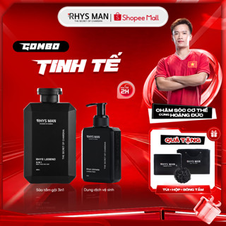 Bộ Quà Tặng Nam - Sữa tắm gội nam 3in1 350 ml & Dung dịch vệ sinh nam Ultimate 100ml RHYS MAN