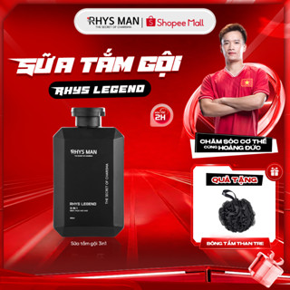 Sữa tắm gội nam hương nước hoa 3 in 1 RHYS MAN Rhys Legend 350ml