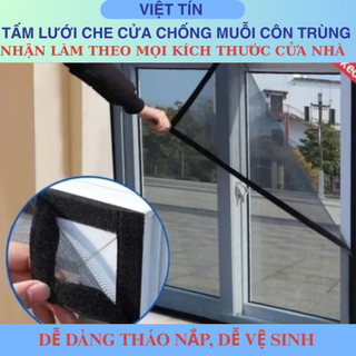   NHẬN LÀM THEO YÊU CẦU  Tấm Miếng dán lưới che cửa chống muỗi côn trùng dễ dáng tháo nắp vệ sinh 