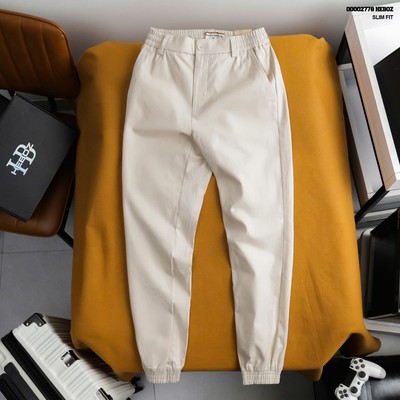 Quần jogger nam Heboz kaki 3M, quần dài lưng thun co giãn basic - 00002778