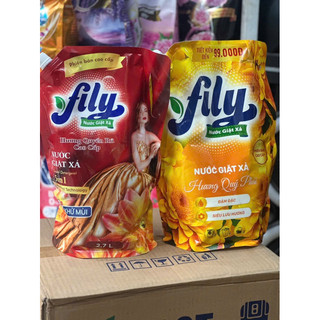  Nước giặt xả 5 in 1 FILY túi lớn 2,7kg hương quyến rũ- Phiên bản cao cấp 