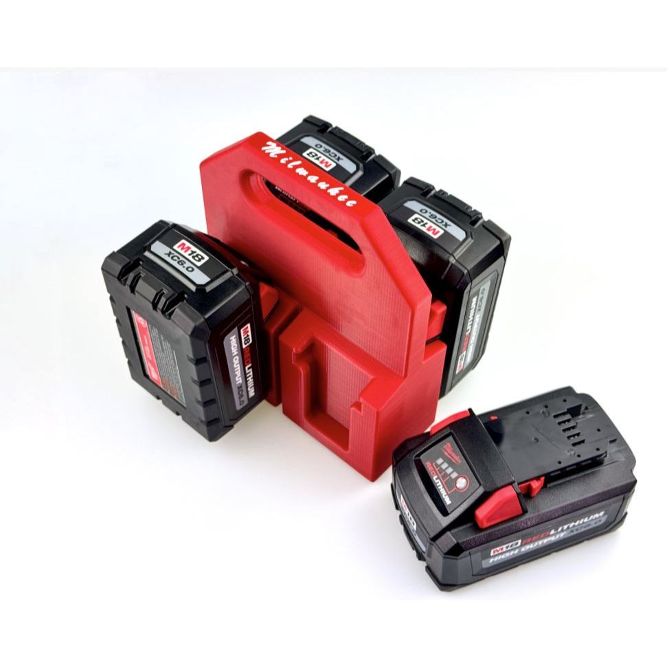 Hộp đựng pin Milwaukee M18  dựng 4 pin