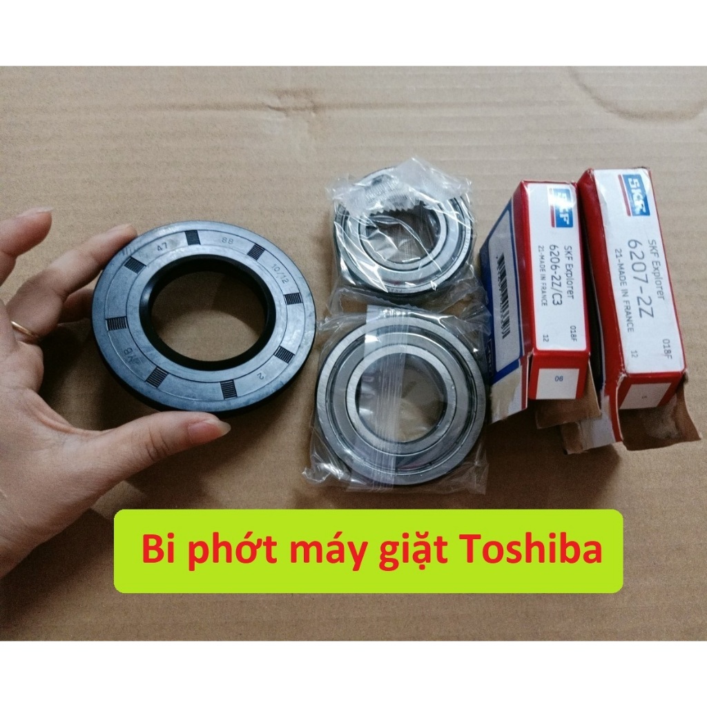 Bộ bi phớt máy giặt Toshiba 8,5kg, 9kg, 9,5kg, 10kg mới