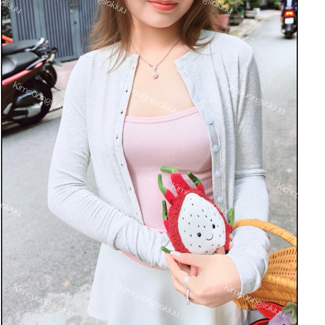 Áo Khoác Cardigan Trụ Dáng Ôm Nhẹ Mặc Trong Mặc Ngoài Đều Đẹp Chất Cotton nhuyễn co giãn Size S M L Màu Pastel Ngọt Ngào | BigBuy360 - bigbuy360.vn