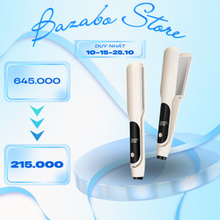 Máy Ép Tóc Mini Tự Động 3 in 1 Duỗi Tóc Uốn Tóc Làm Tóc Xoăn Ion Âm 4 Mức Nhiệt Hợp Mọi Loại Tóc