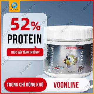   Hộp 500ml  Trùng chỉ đông khô Voonline Tubificidae - thức ăn cho cá cảnh 
