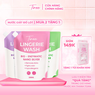 Túi refill - Nước Giặt Đồ Lót Chuyên Dụng Tinee Bản Nano Bạc Hạn Chế Nấm Khuẩn (280ml/túi)
