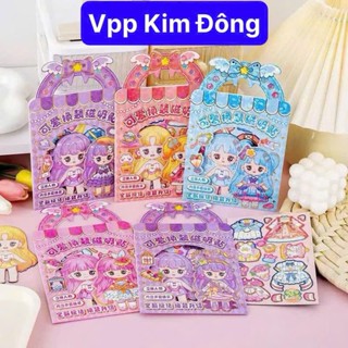  Đồ Chơi Thay Trang Phục Búp Bê Nam Châm Công Chúa Kuromi Melody Dán Nam Châm Thủ Công Thay Đồ Dễ Thương Cho Bé 