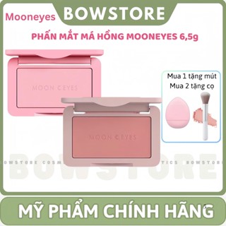 [MOON EYES] Phấn má hồng MoonEyes hơn 60 màu đơn sắc mịn lì tự nhiên má hồng Matte Blush, 6.5g