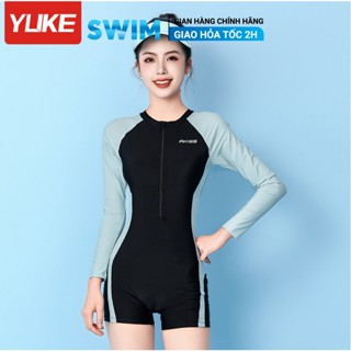 Đồ Bơi Nữ YLIKE Áo Liền Quần Có Đệm Ngực Đồ Bơi Cho Nữ Kín Đáo Đồ Bơi Nữ Liền