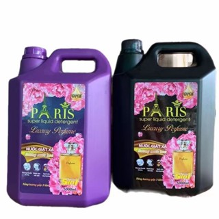  10 lít COMBO 2 can Nước Giặt Xả PARIS hương nước hoa Pháp.Lưu hương suốt ngày dài. 