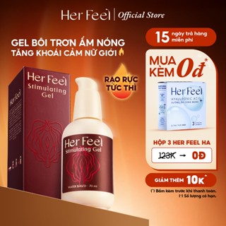 Gel bôi trơn Her Feel ấm nóng tăng khoái cảm nữ giới Stimulating Gel 70ml