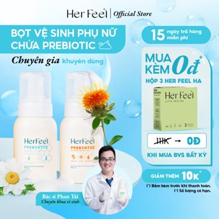 Bọt Dung Dịch Vệ Sinh Nữ PlayAh! Her Feel Prebiotic - Dòng Sensitive Dưỡng Ẩm Chuyên Sâu/Rose Sạch Thơm Toàn Diện 150ml