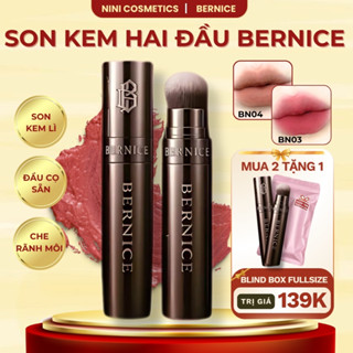 MUA 2 TẶNG 1 Son kem lì hai đầu Bernice Baby Sexy, son kèm đầu cọ che vân môi