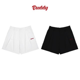 [BUDDY] Quần short kaki xếp li form ống rộng ngắn trên gối - TOM SHORTS