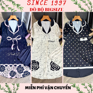 [55-100kg] Đồ bộ Bigsize ĐẦM LATIN Pijama Bigsize 50-90kg, lụa Latin cao cấp mềm mại và sang trọng