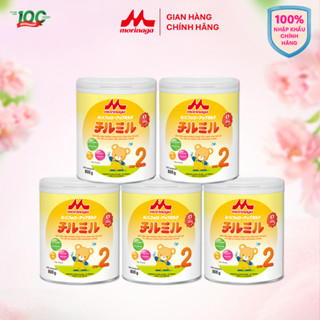 [14&15.10 LIVE] Combo 5 lon Sữa bột Morinaga số 2 Chilmil hộp 800g nhập khẩu Nhật Bản với Lactoferrin, DHA&ARA, Nucleo