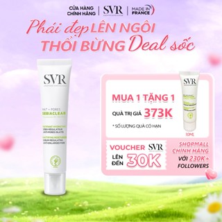 Kem dưỡng giảm mụn, thông thoáng lỗ chân lông SVR Sebiaclear Mat+Pores 40ml