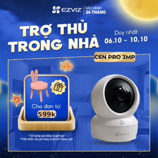 Camera WIFI EZVIZ C6N Pro 3MP Trong nhà, Quay Quét 360 Độ, Đàm Thoại 2 Chiều - Bản nâng cấp C6N