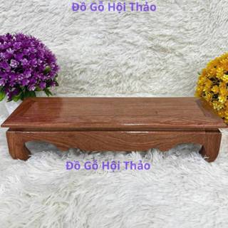 Đôn gỗ hương kỷ gỗ hình chữ nhật đế kê khung ảnh, tượng thần tài. Hội Thảo đồ thờ cúng phong thuỷ