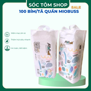 [Miobuss] Combo 2 bịch Bỉm/tã quần Miobuss hàng xuất Anh phiên bản chất lượng cao đủ size M đến 4XL