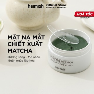 Mặt Nạ Mắt Heimish Matcha Biome Hydrogel Eye Patch (60 Miếng)