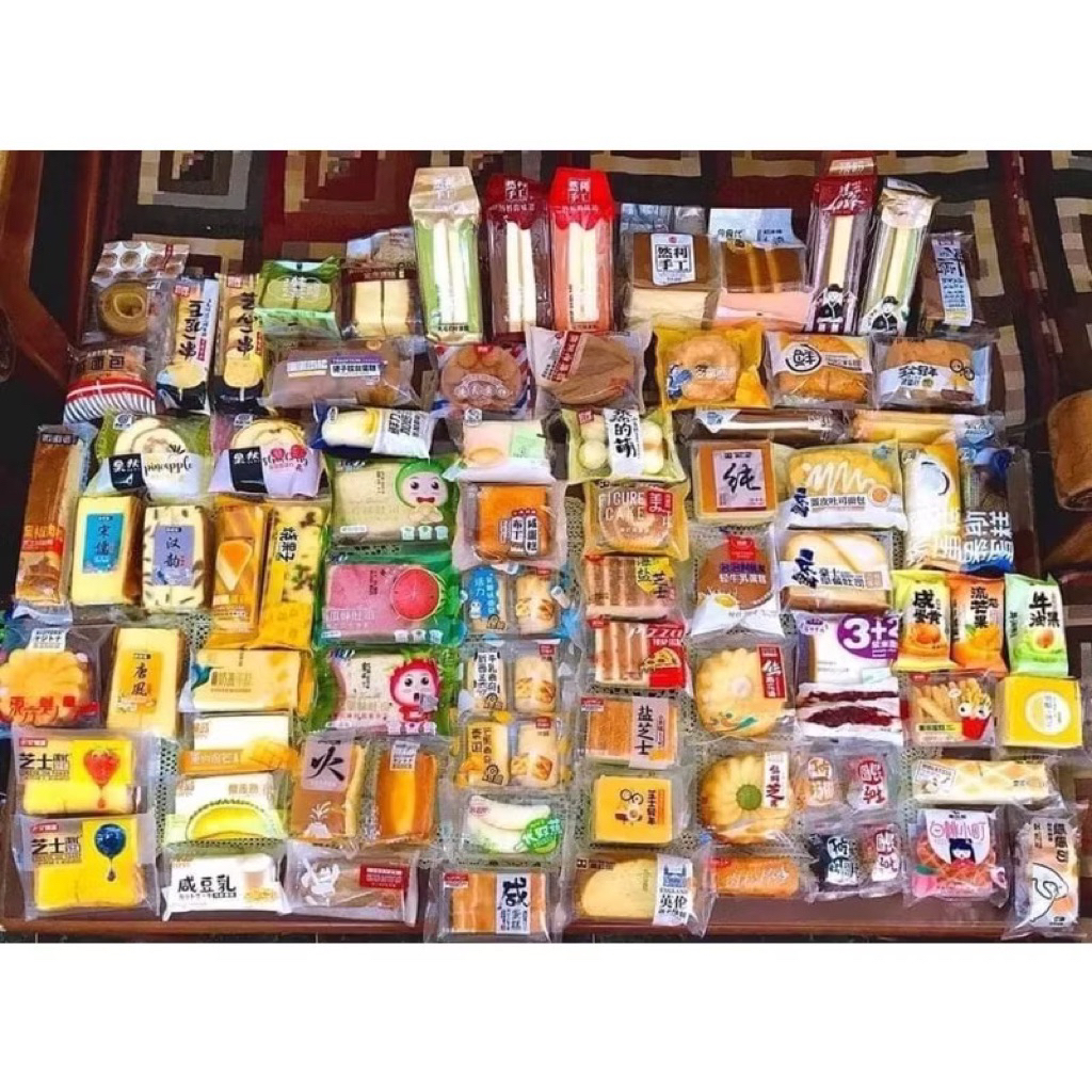 [HOT] Bánh Đài Loan, Nội Địa Trung Mix Đủ Vị 1kg (không trùng vị)