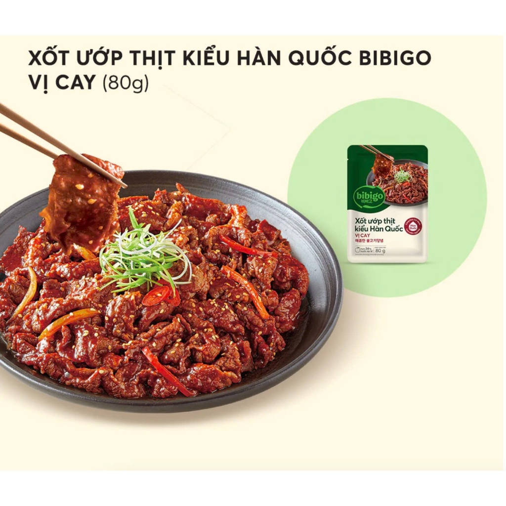 Xốt ướp thịt kiểu Hàn Quốc Bulgogi Bibigo Vị ớt cay [Hà Nội giao hỏa - Ảnh 2