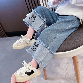BST Quần jean xuông gấu thỏ A1459/MT190 cho bé gái 2-8 Tuổi - Jumping Beans Official Store