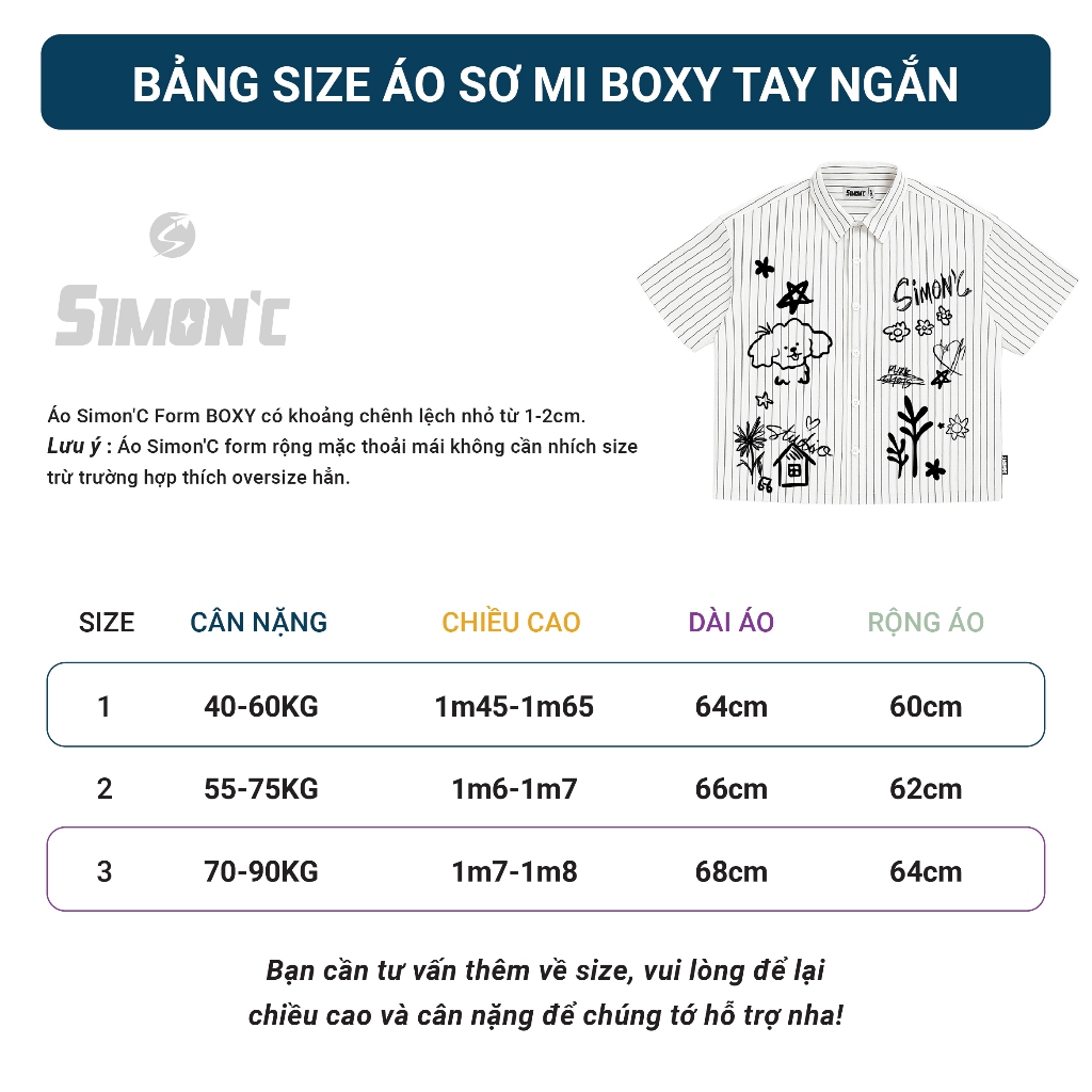 Simon'C Áo Sơ Mi Boxy Puppy - 2 Màu Vải Tuytsi Tay Lỡ Nam Nữ Local Brand Thời Trang Form Boxy. | BigBuy360 - bigbuy360.vn