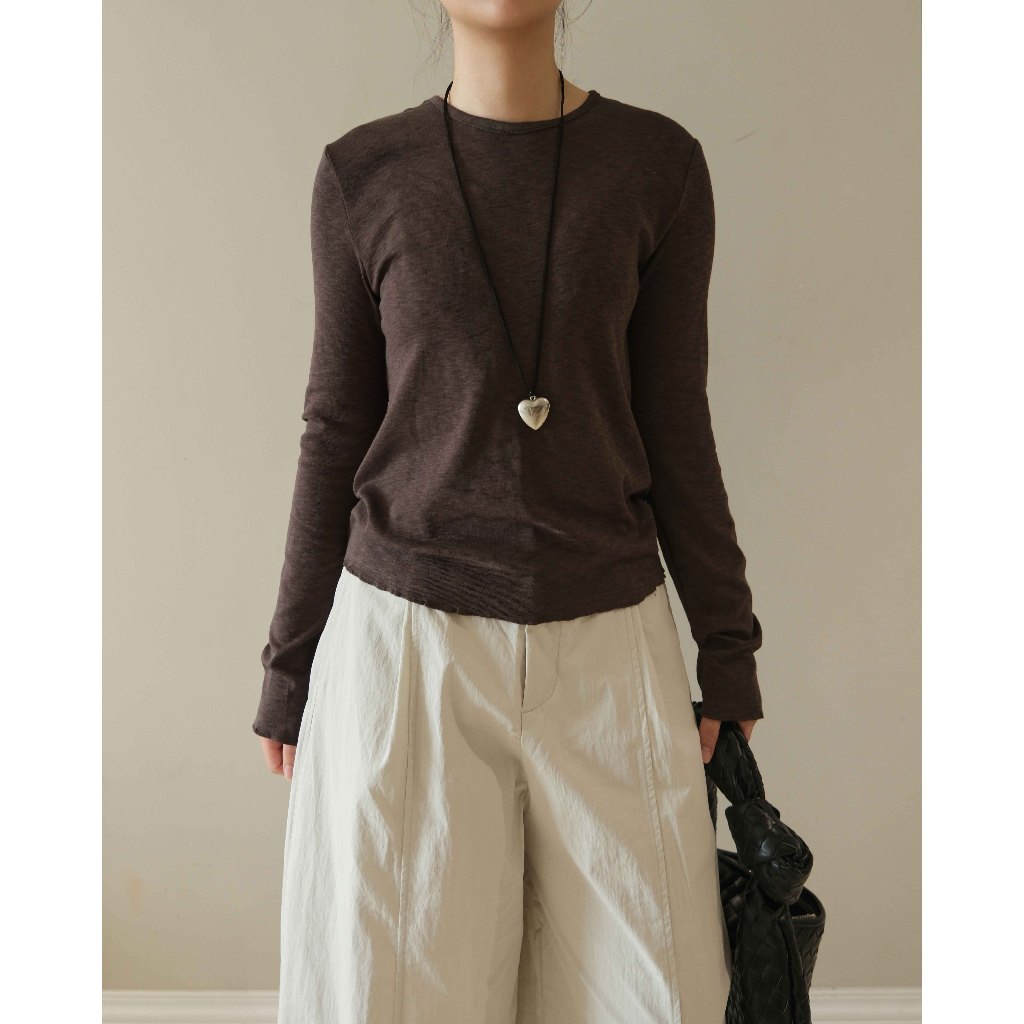 Áo thun dài tay basic ( basic tee ) áo cotton thun đơn giản selected by Mow studio