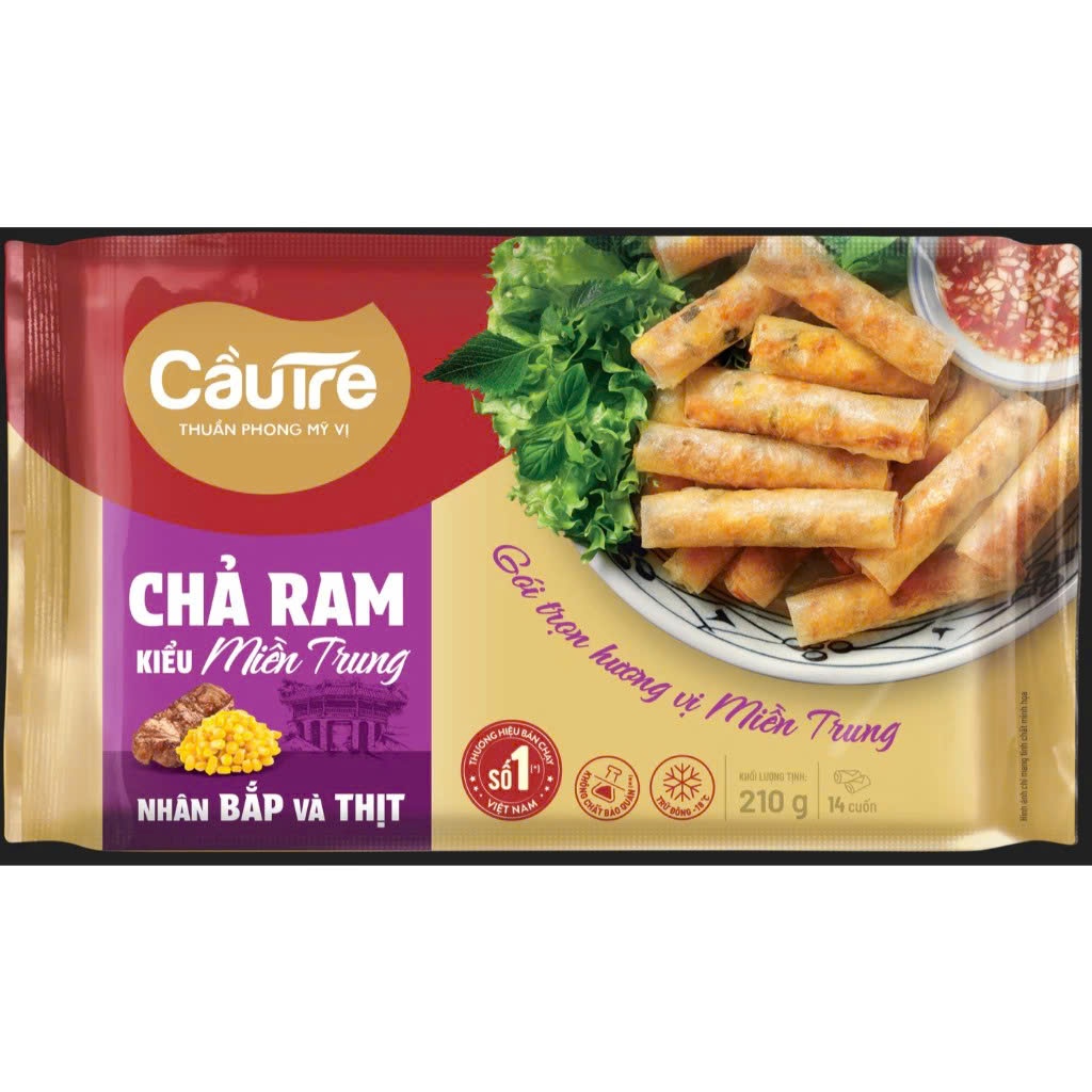 Chả Ram Cầu tre Tôm và Thịt 210g / Chả Ram Cầu Tre Bắp Thịt 210g [HN giao hỏa tốc] - Ảnh 3