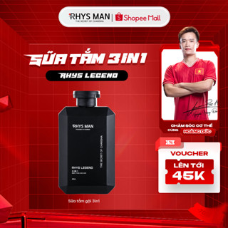Sữa tắm gội nam RHYS MAN hương nước hoa 3 in 1 Rhys Legend 350ml