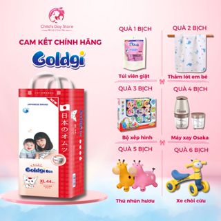 Bỉm Goldgi Eco Nhật Bản [MẪU MỚI NHẤT] Đủ Size Từ NB/M/L/XL/XXL Siêu Mỏng Nhẹ, Thấm Hút, Khô Thoáng.