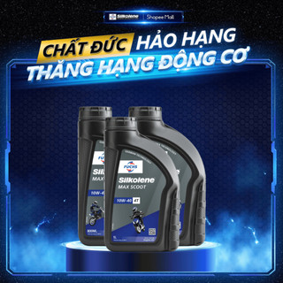 Combo 2 Dầu nhớt động cơ Silkolene Max và 1 Silkolene Max Scoot cho xe máy hiện đại dung tích 1L