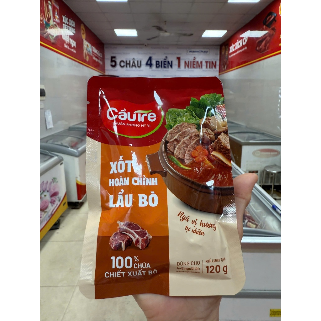 Xốt lẩu bò hoàn chỉnh Cầu Tre gói 120gr [Hà Nội giao hỏa tốc] - Ảnh 7
