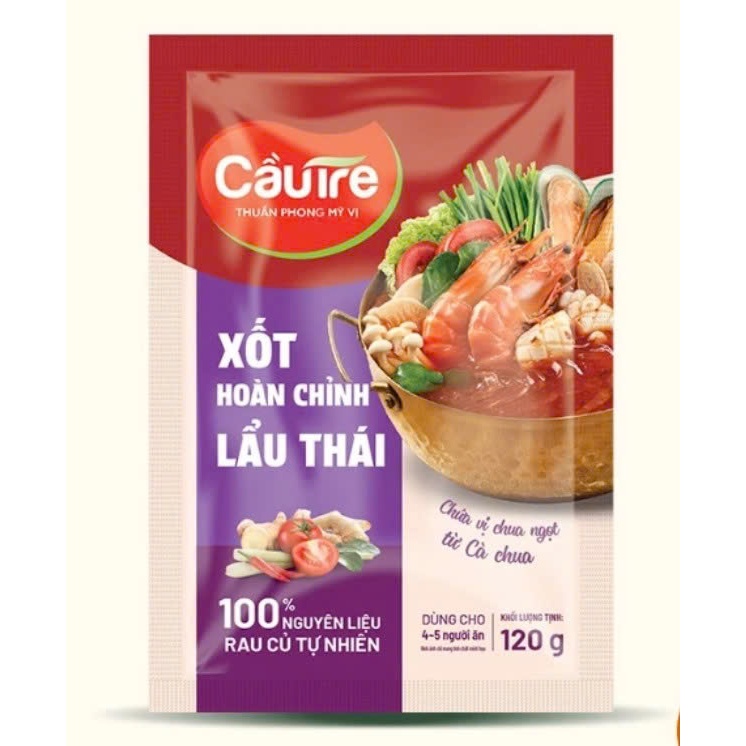 Xốt lẩu kim chi hoàn chỉnh Cầu Tre gói 120gr [Hà Nội giao hỏa tốc] - Lẩu Thái