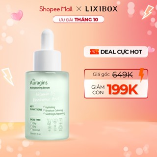 Tinh Chất Cấp Ẩm The Auragins 8% Vitamin B5 & Hyaluronic Acid Serum 30ml