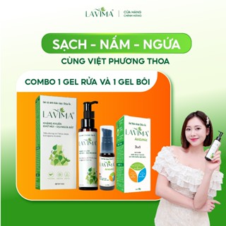 [COMBO SẠCH NẤM NGỨA CÙNG VIỆT PHƯƠNG THOA ] Dung dịch vệ sinh 110g & Gel Phụ Khoa Nữ Lavima Antimic