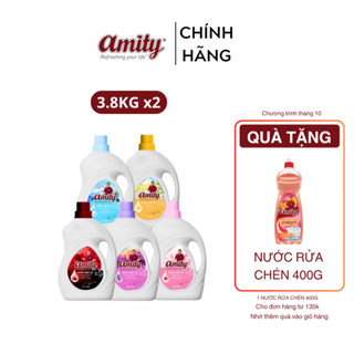 Combo 2 Can Nước giặt xả Amity 3.8kg (can)