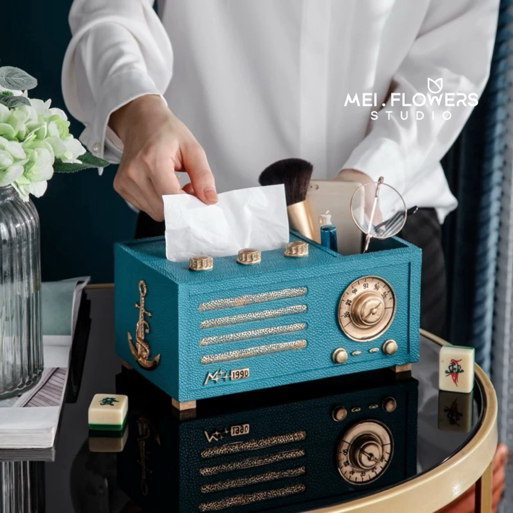 Hộp giấy ăn RetroBox Harmony nhập khẩu cao cấp / 𝐑𝐞𝐭𝐫𝐨𝐁𝐨𝐱 𝐇𝐚𝐫𝐦𝐨𝐧𝐲 𝐏𝐚𝐩𝐞𝐫 𝐁𝐨𝐱