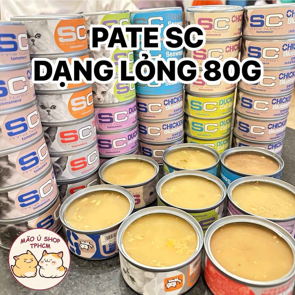 PATE SC LON 80G - DẠNG SÚP LỎNG MIX TRÁI CÂY TỐT CHO HỆ TIÊU HOÁ